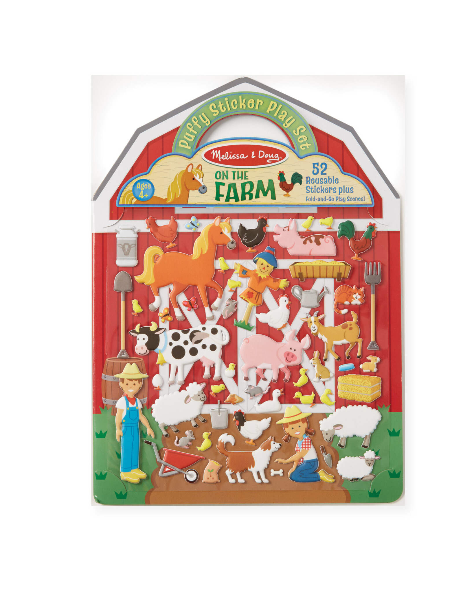 MELISSA & DOUG Puffy Sticker -Farm