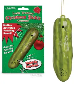 archie Mcphee ORNAMENT - YODELLING PICKLE