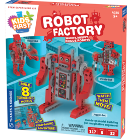 THAMES & KOSMOS Kids First Robot Factory: Wacky, Misfit, Rogue Robots