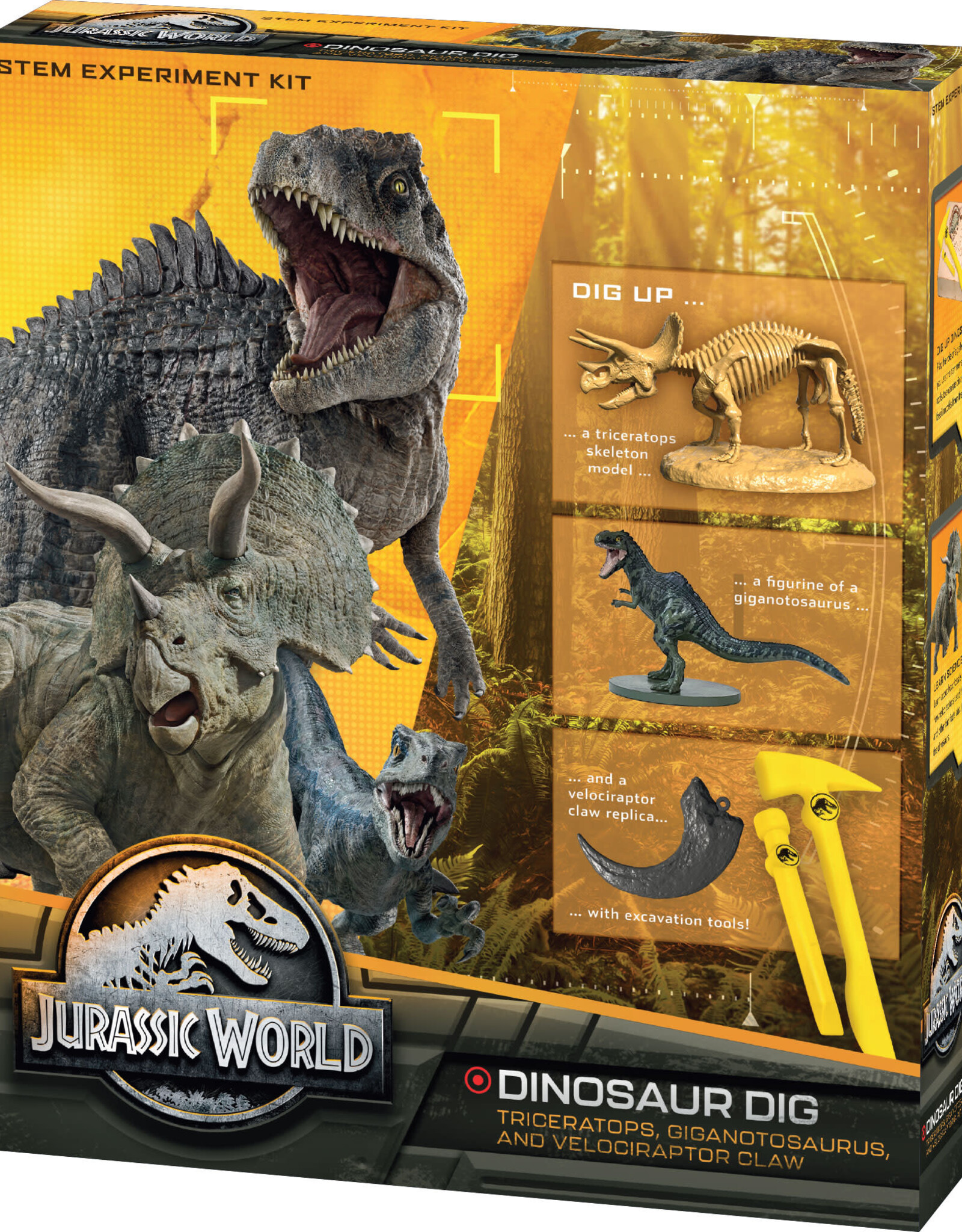 THAMES & KOSMOS Dinosaur Dig - Triceratops, Giganotosaurus, and Velociraptor Claw