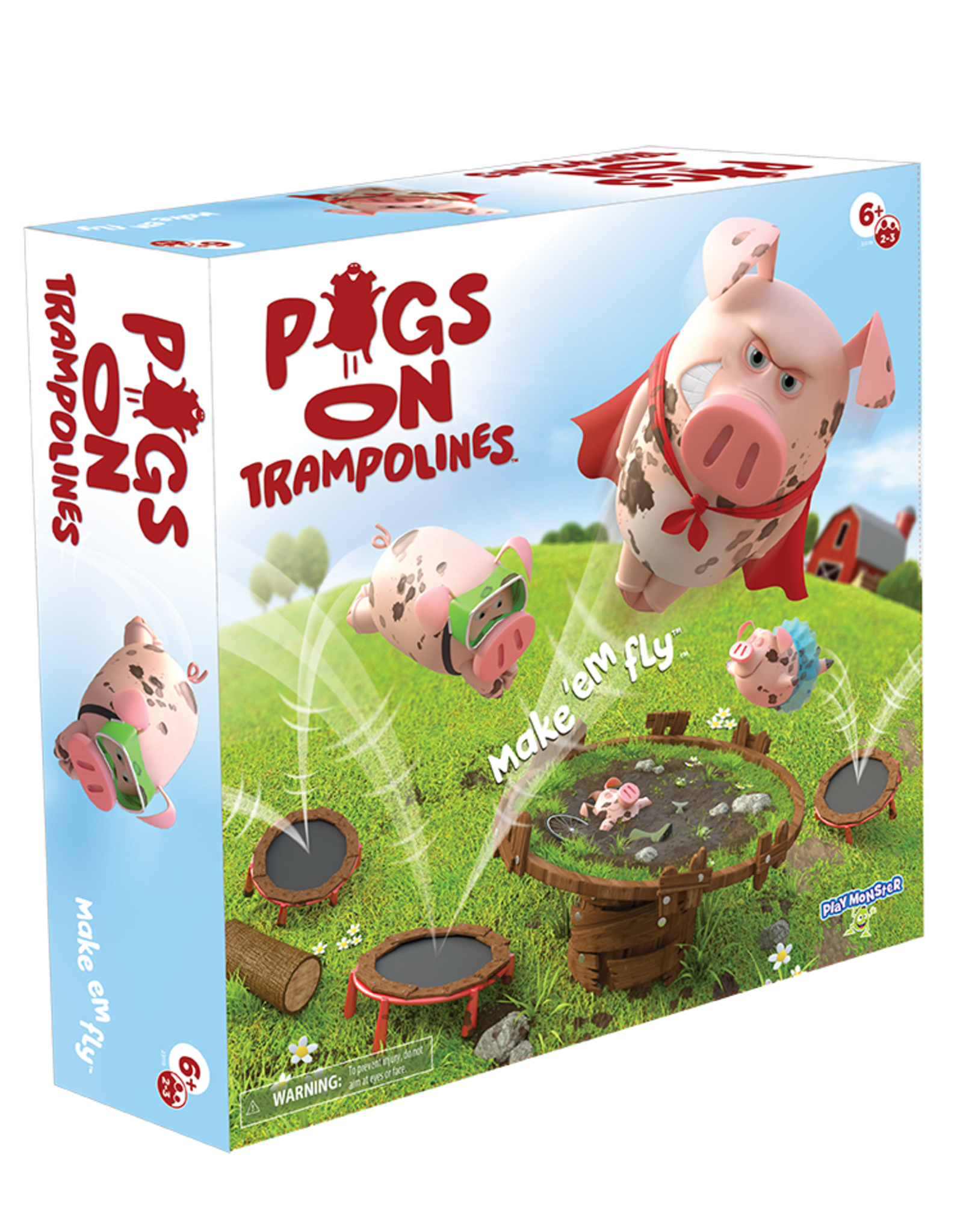 Playmonster Pigs On Trampolines