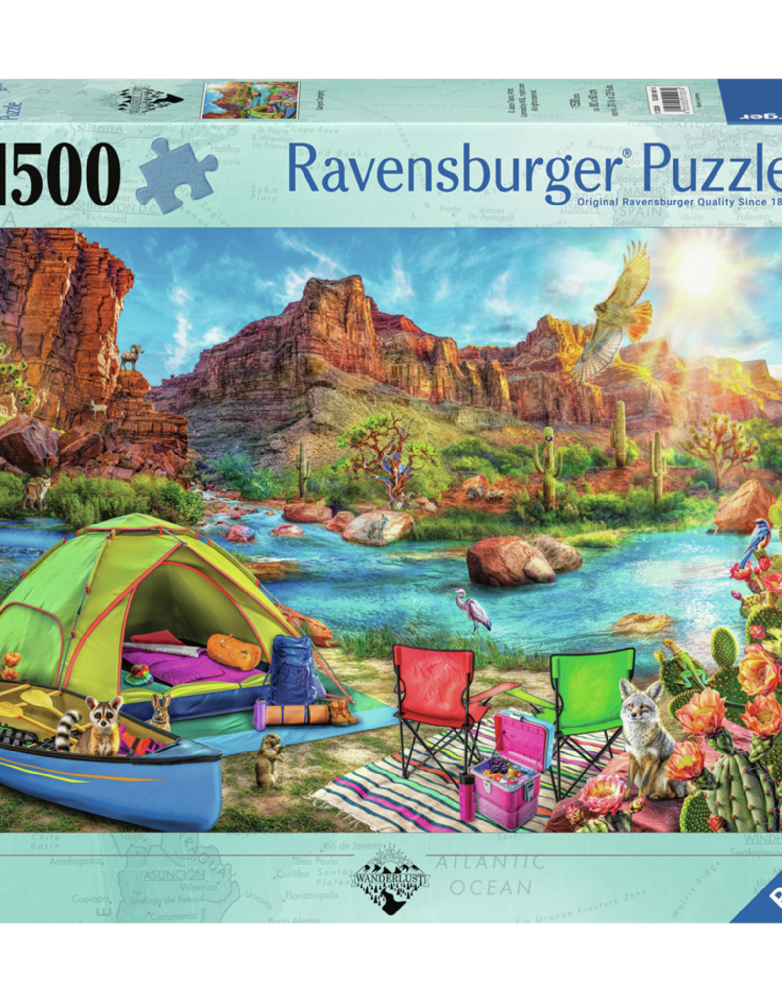 Ravensburger Canyon Camping 1500 pc Puzzle