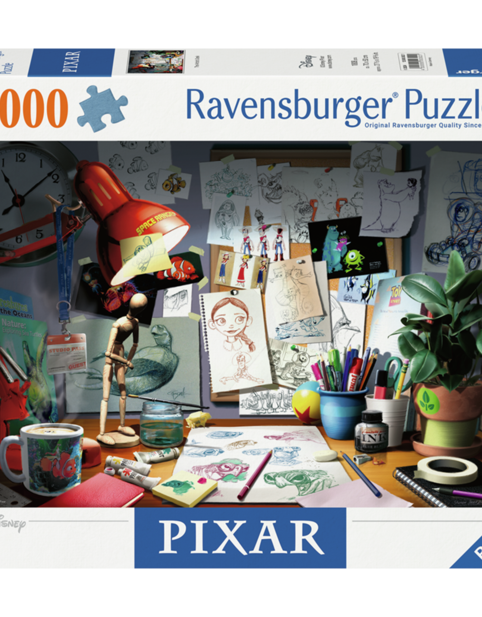 Ravensburger The Artist's Desk 1000 pc Puzzle