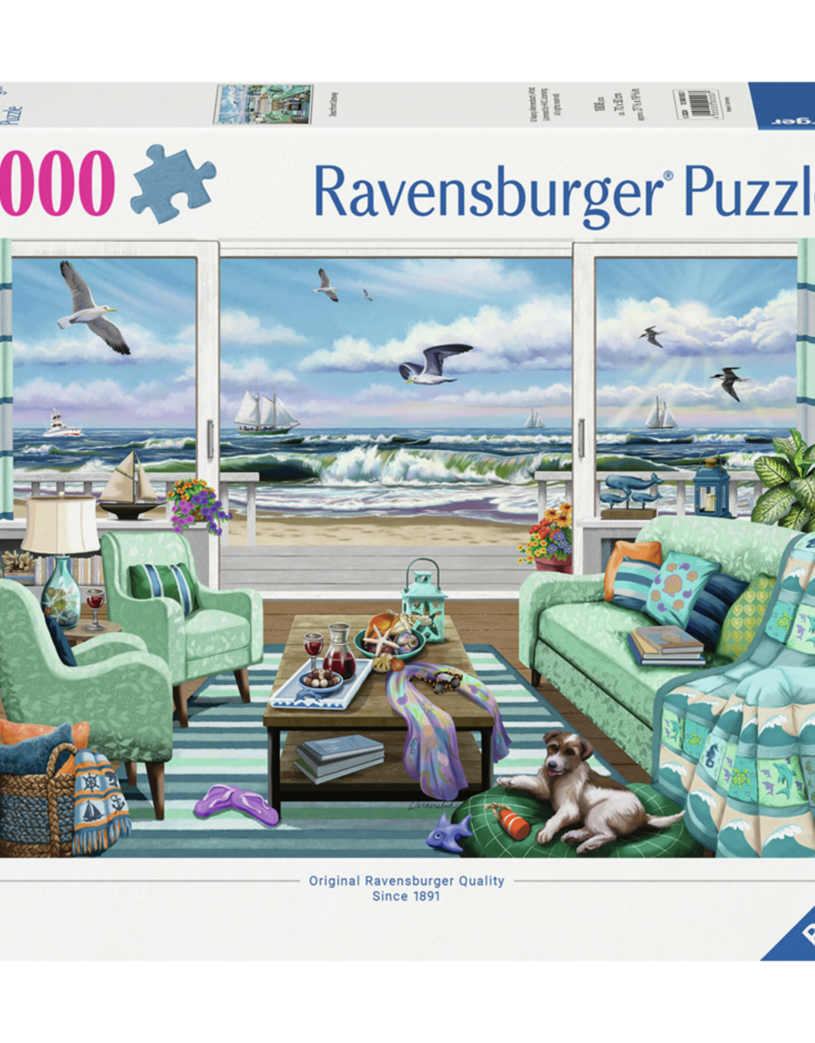 Ravensburger Beachfront Getaway 1000 pc Puzzle