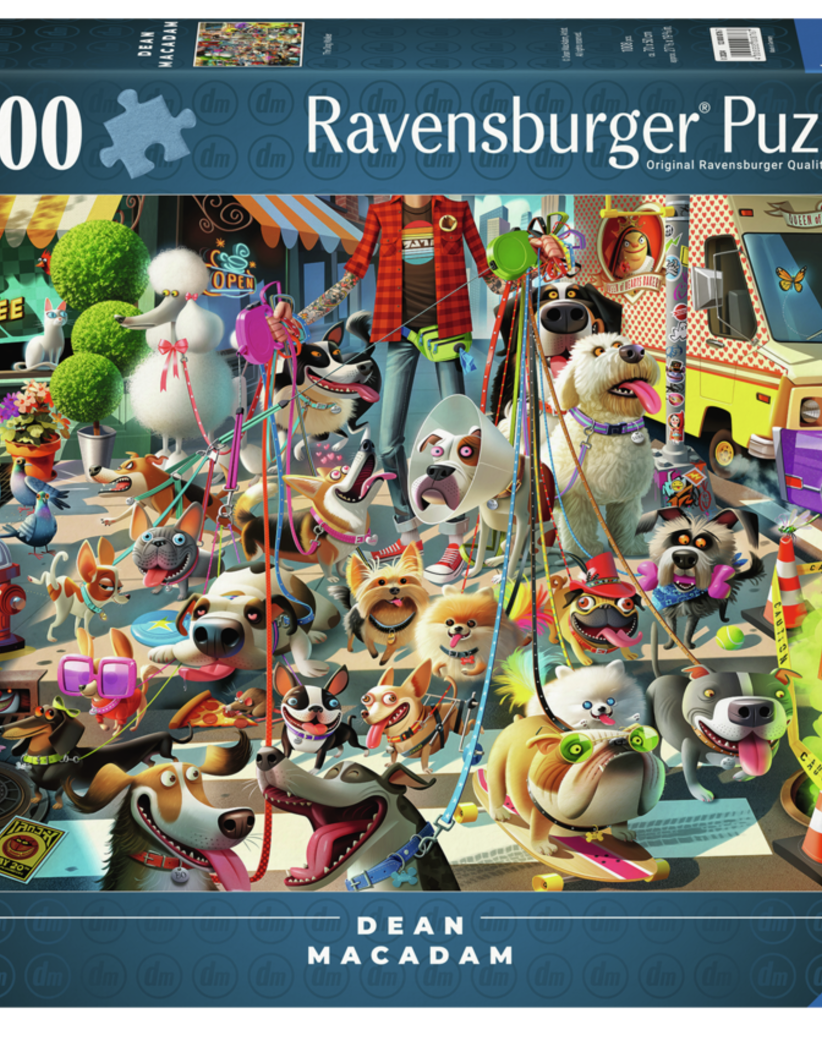 Ravensburger MacAdam: The Dog Walker 1000 pc Puzzle