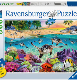 Ravensburger Race of the Baby Sea Turtles 500 pc Large Format