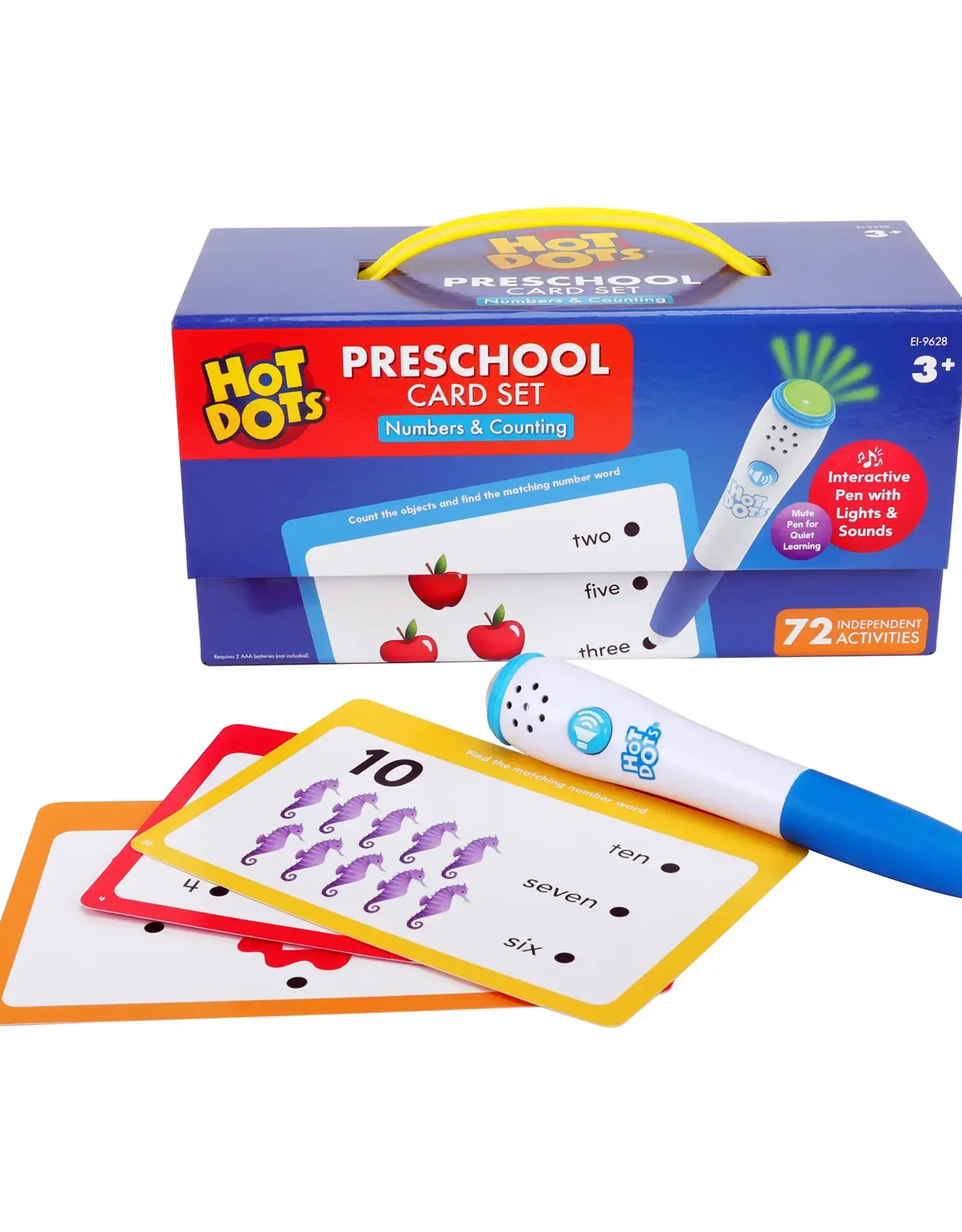 LEARNING RESOURCES HOT DOTS NUMBERS AND COUNTING SET