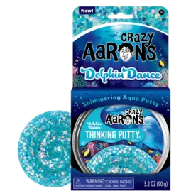 CRAZY AARON Dolphin Dance - Full Size 4" Thinking Putty Tin