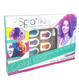 Bright Stripes COLOR CHANGING HAIR CHALK SET