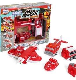 Popular Playthings MAGNETIC MIX OR MATCH VEHICLES FIRE & RESCUE