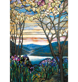 Autruche 1000pc. Tiffany magnolias & Irises