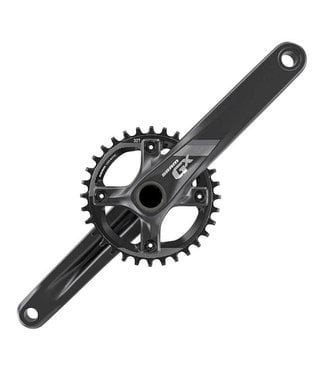 SRAM SRAM, GX 1000, Fatbike Crankset, 10/11 sp, 175mm, 30T, BCD: 94mm, GXP, 100mm, 66.5mm, Black