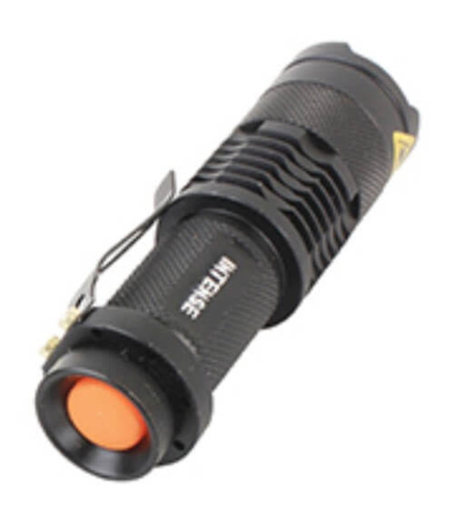 Intense Lighting Systems USB rechargeable LED flashlight, Black
