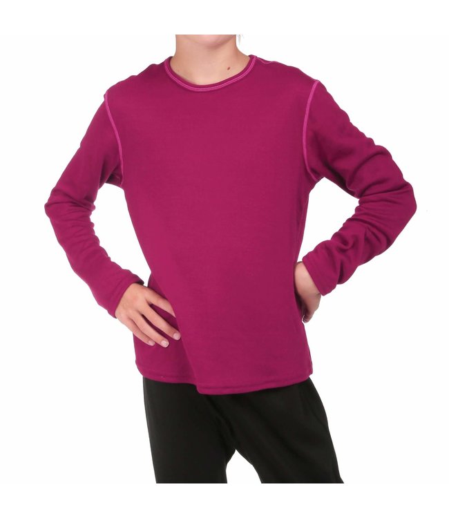 Hot Chillys Youth Bi-Ply Crewneck