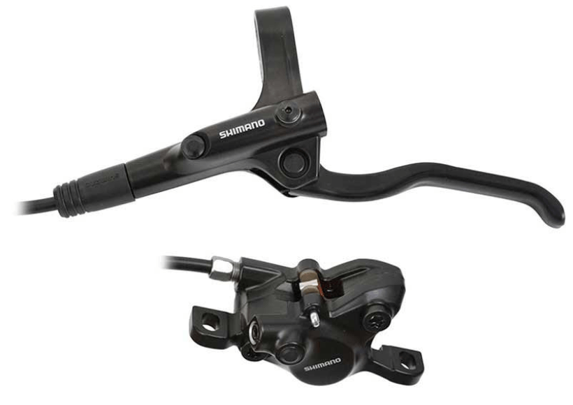 Shimano, BL/BR-MT200, MTB Hydraulic Disc Brake, Front, Post mount, Black,  Set