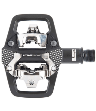 Look, X-Track En-Rage, MTB Clipless Pedals, Aluminum body, Cr-Mo axle, 9/16", Black