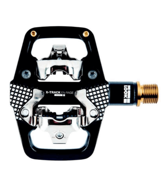 Look, X-TRACK EN-RAGE+Ti, Pedals, Body: Aluminum, Spindle: Titanium, Black, Pair