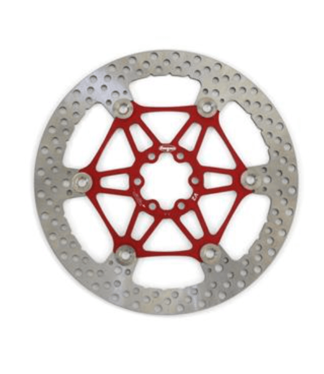 Hope, Part Brake Disc MV2 203mm 6 Bolt Vented, Red