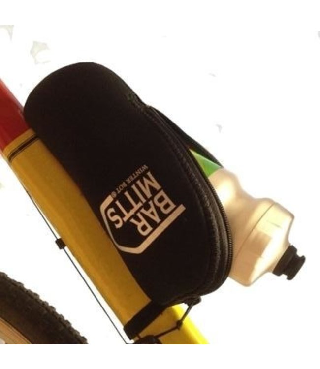 Bar Mitts, Neoprene Water Bottle Enclosure and Cage, Black