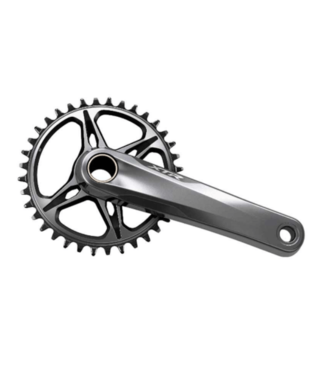 Shimano Shimano, XTR FC-M9100, Crankset, Speed: 11/12, Spindle: 24mm, BCD: Direct Mount, No Chainring, Hollowtech II, 175mm, Gray, MTB/Boost