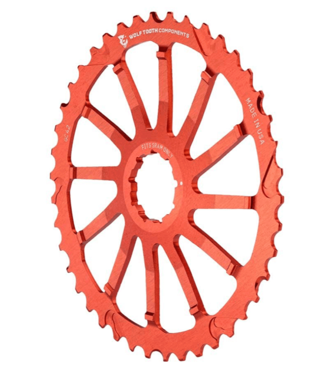 Wolf Tooth Components Wolf Tooth, GC, Cog, Shimano, 40T, Red