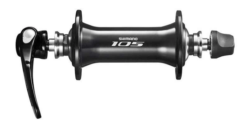 Shimano 105 HB-R7000 Front Bicycle Hub - Black, QR X 100mm, 32H, For Rim Brake Wheels