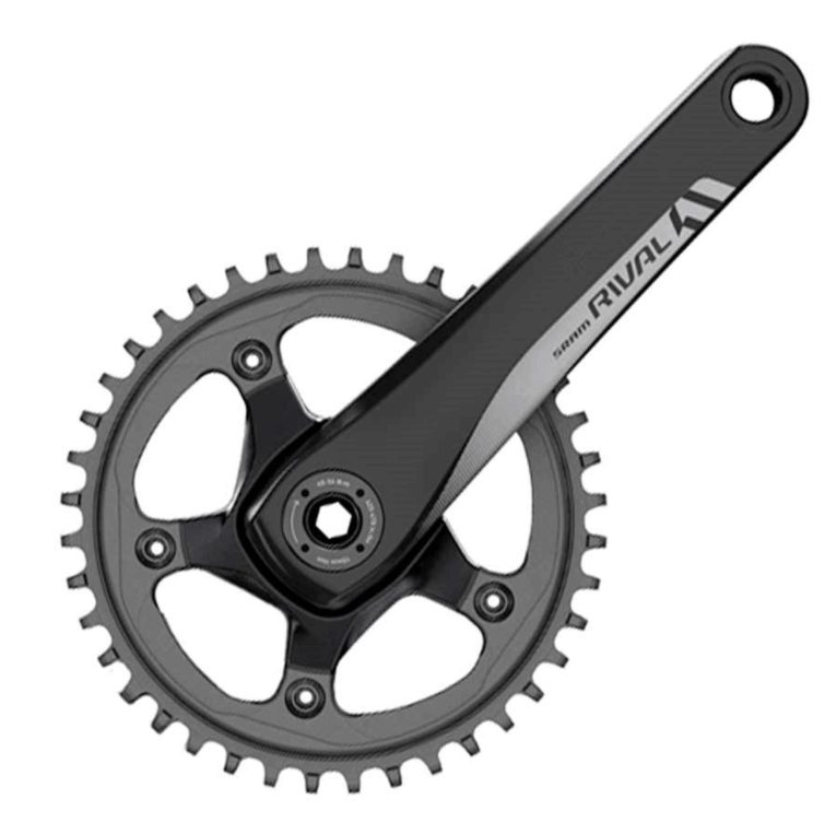 SRAM, Rival1, Crankset, 11 sp., 175mm, 50T, BCD:110mm, GXP, 68mm