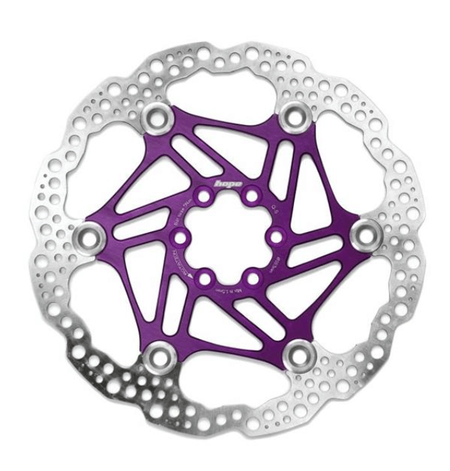 Hope Brake Rotor 183mm 6 Bolt Float Purple