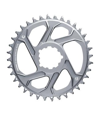 SRAM SRAM, X-SYNC 2 X01 Eagle Polar Grey, Chainring, Teeth: 34, Speed: 12, BCD: Direct Mount, Single, Alloy, Gray