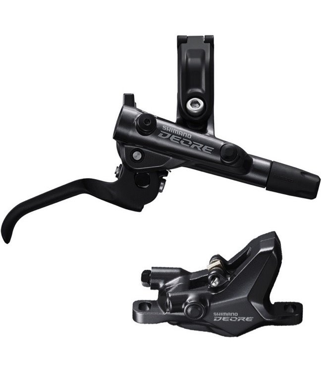 Shimano Shimano, Deore BL-M6100 / BR-M6100, MTB Hydraulic Disc Brake, Front, Post Mount, Disc: Not included, Black