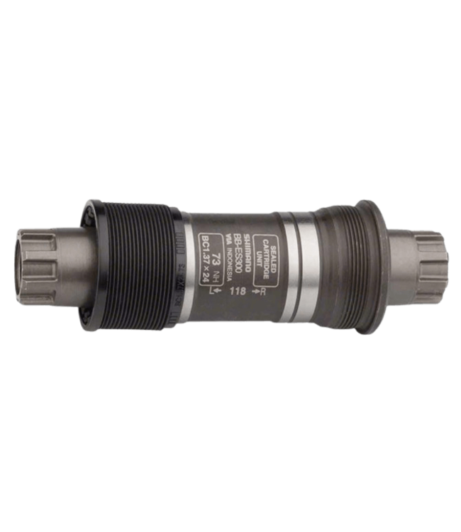 Shimano, EBBES300B26, BB-ES300, Octalink, BB Shell: 68mm, Axle: 126mm, Steel, Silver