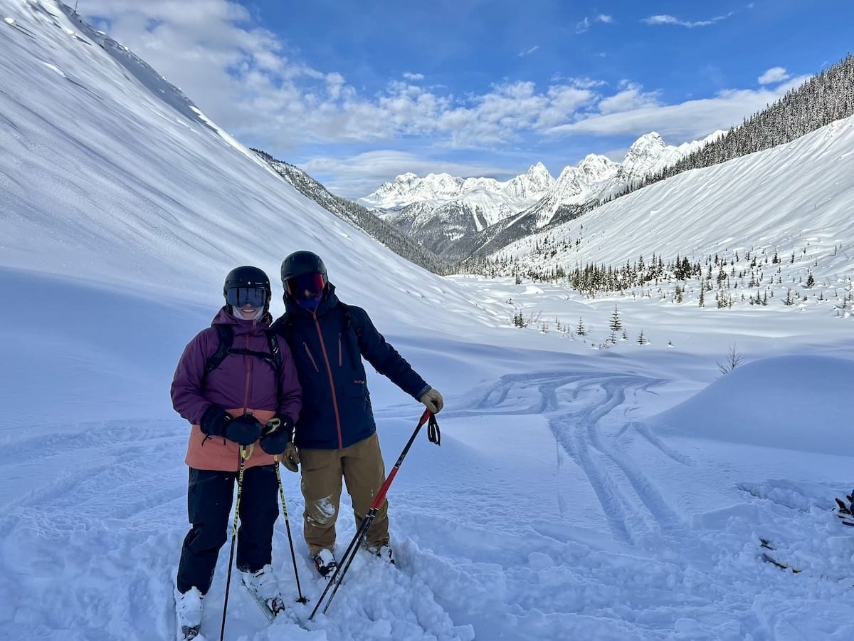 Skiing in the Rocky Mountains