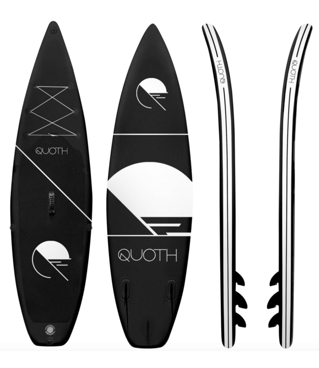 Quoth Paddleboard,  Byrne Stand-Up Board Kit Black 11'