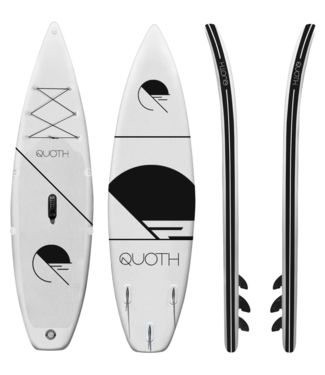 Quoth Quoth Paddleboard,  Byrne (White) Stand-up Board Kit 11'
