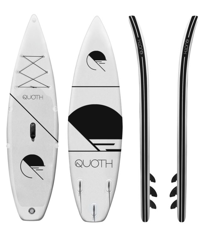 Quoth Paddleboard,  Byrne Stand-up Board Kit White 11'