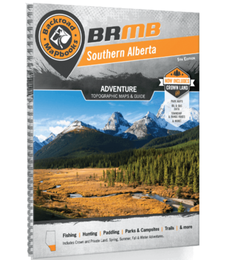 Backroad Mapbooks, Southern Alberta, Spiral 5th Ed