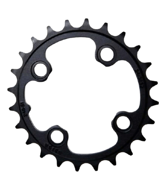 SRAM, 24T Chainring, 11sp, BCD: 64, Aluminum, Black