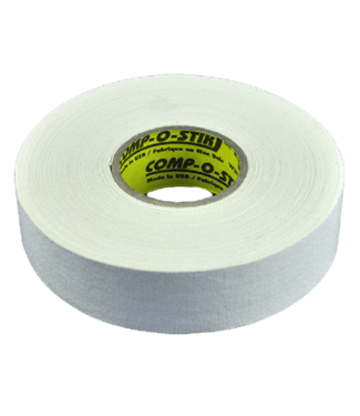 North American Tape, White Cloth Hockey Tape, 24mm x 18m