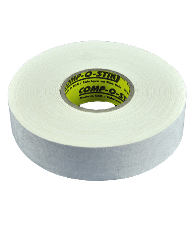 North American Tape, White Cloth Hockey Tape, 24mm x 18m