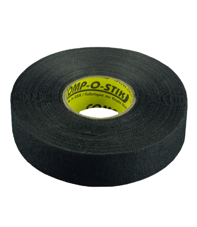 North American Tape Black Cloth Hockey Tap, 24mm x 18mm