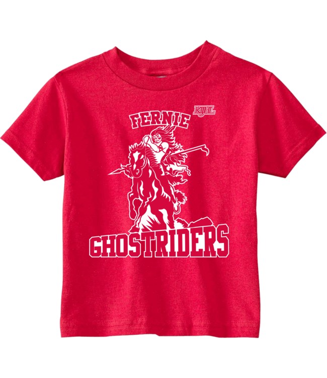 Ghostriders, Toddler T-Shirt, Horse & Rider Red