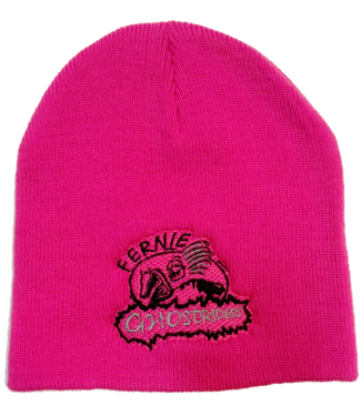 Ghostriders, Embroidered Toque, Raspberry Pink
