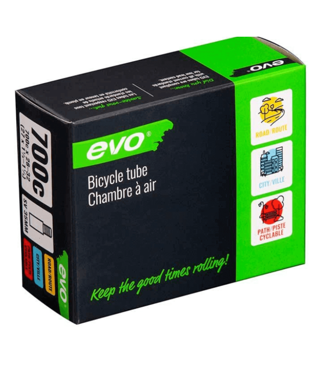 EVO EVO, SV, Tube, Schrader, Length: 48mm, 700C, 28-32C