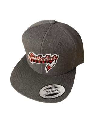 Ghostriders, Snapback Embroidered Cap, Gray