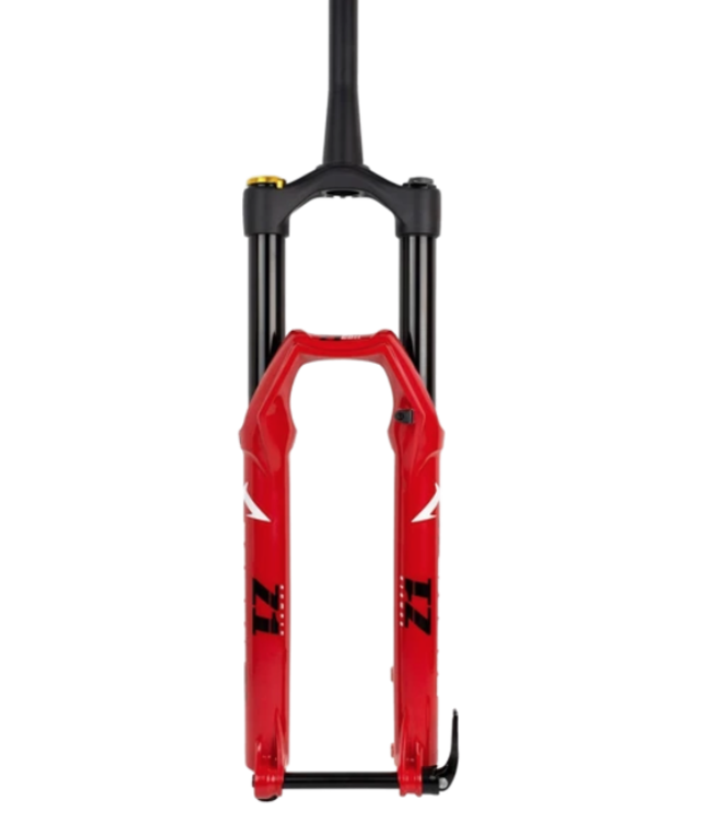 Marzocchi Marzocchi, Bomber Z1 Coil, 29" 170 110 Grip Sweep Adj 44mm Offset, Gloss Red