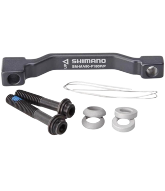 Shimano Shimano, SM-MA90-F203P/PM, Disc brake adapter for Post Mount caliper, Front, Post Mount Fork