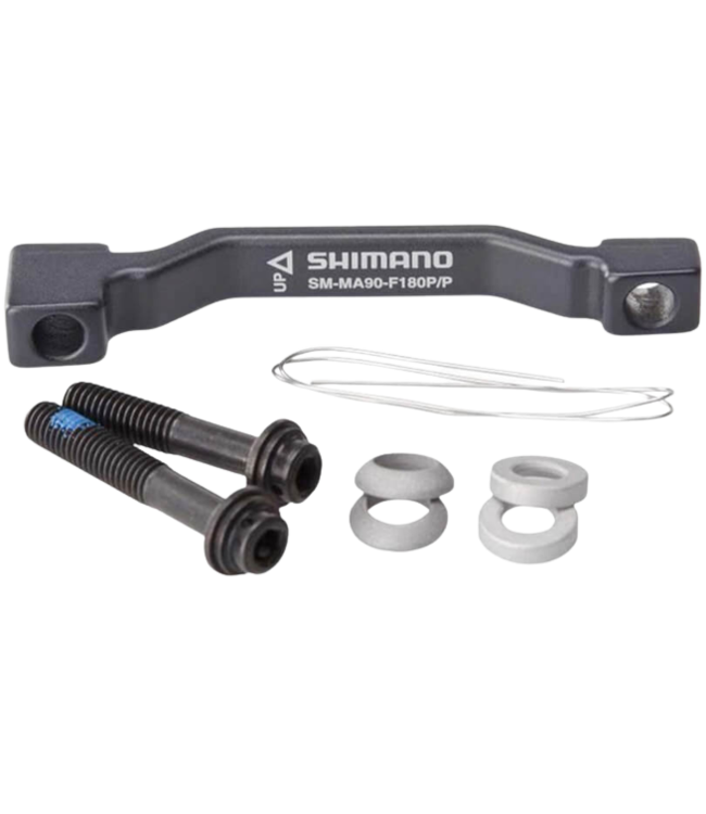 Shimano Shimano, SM-MA90-F203P/PM, Disc brake adapter for Post Mount caliper, Front, Post Mount Fork