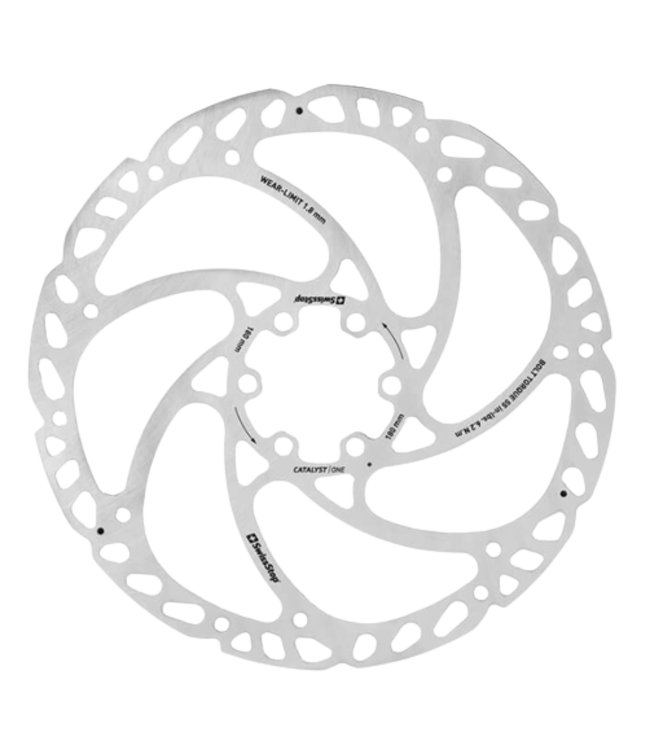 SwissStop Catalyst One 6-Bolt Rotor ISO 6B 180mm