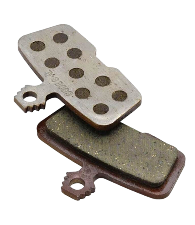 SRAM, Code 2011+, Organic, Alloy Back Plate, Brake Pads (packaged)