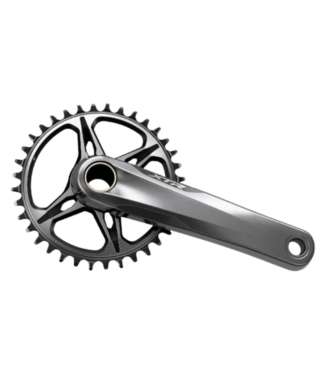 Shimano Shimano, XTR FC-M9120, Crankset, Speed: 11/12, Spindle: 24mm, BCD: Direct Mount, No Chainring, Hollowtech II, 170mm, Grey, MTB/Boost